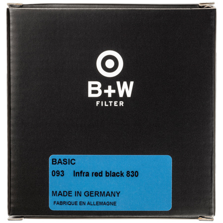 B+W 49mm Infrared Black Filter (093) | Hilton Photographic