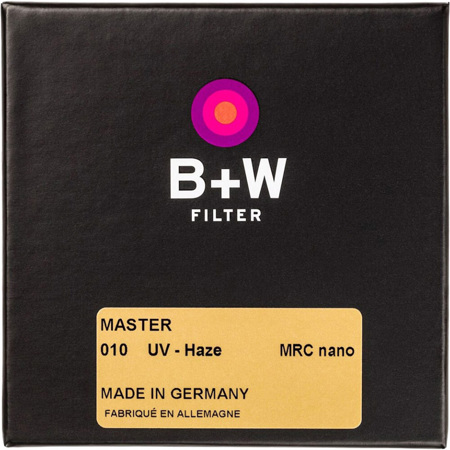 B + W 49mm Master 010M UV Haze MRC Nano Filter 66-1101500
