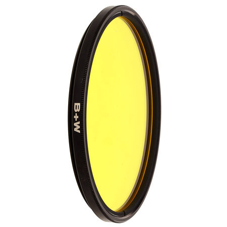 B + W 55mm 022 Slim Mount Filter, Medium Yellow 8