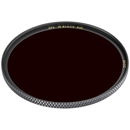 B + W 58mm Basic 093 Infrared Filter, Black Red 830