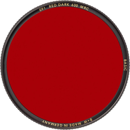 B + W 67mm Basic 091M MRC Filter, Dark Red 630
