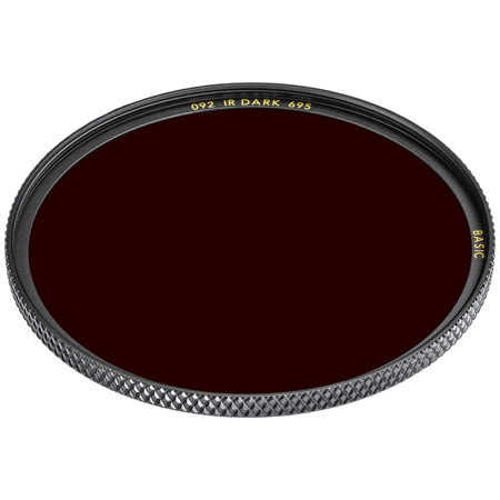 B + W 72mm Basic 092 Infrared Filter, Dark Red 695
