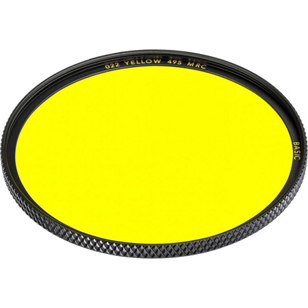 B + W 77mm Basic 022M MRC Filter, Yellow 495