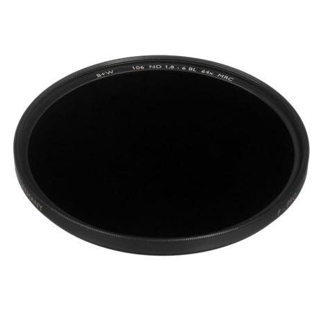 B + W 82mm #106 1.8 (64X) Neutral Density Glass Filter, Multi Coated