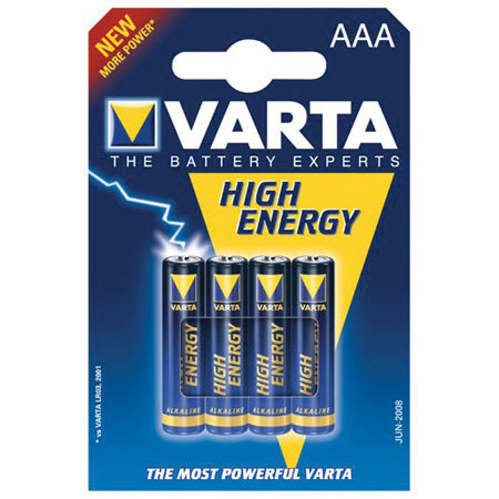 Adorama AAA Batteries, 1.5 volt Alkaline, Pack of 4