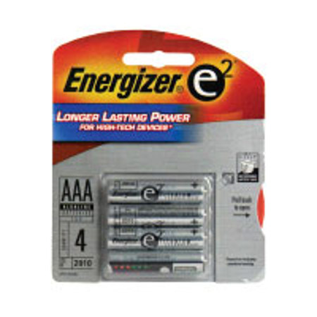 Energizer AAA Batteries, 1.5 volt Lithium, Pack of Four.