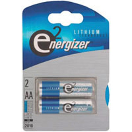 Energizer AA Batteries, 1.5 volt Lithium, Pack of Two.