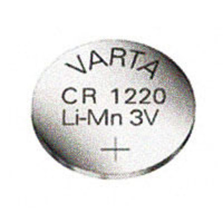 Maxell CR1220 Button Battery, 3 volt Lithium.
