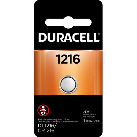 Duracell CR-1216 3V Lithium Coin Battery for Watch/Electronic