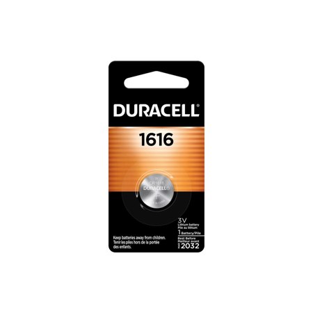 Duracell CR1616 3V Lithium Coin Battery for Keyless Entry Systems