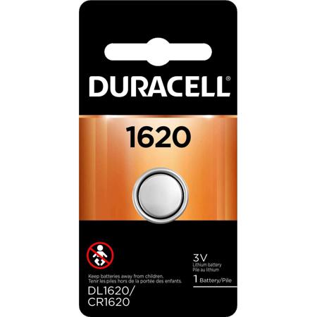 Duracell CR1620 3V 68mAh Lithium Coin Battery