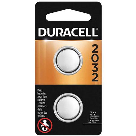 Duracell CR2032 3V Lithium Battery 6 Pack, Child Safe Coating