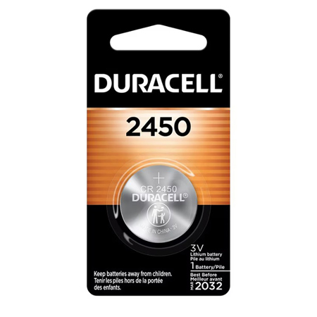 Duracell CR2450 3V 620mAh Lithium Coin Battery