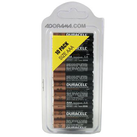 Duracell CopperTop AAA Alkaline Batteries, 10 Pack