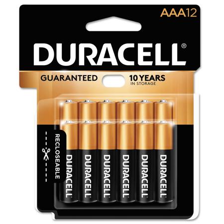 Duracell CopperTop AAA Alkaline Battery, 12-Pack