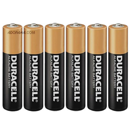 Duracell CopperTop "AAA" Alkaline Batteries - 6 Pack