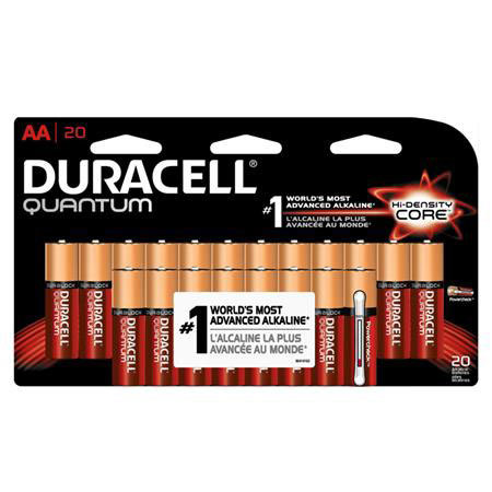 Duracell Quantum AAA Alkaline Batteries, 20 Pack