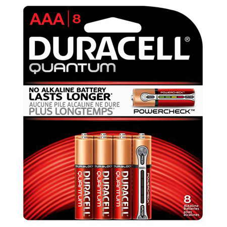 Duracell Quantum AAA Alkaline Batteries, 8 Pack