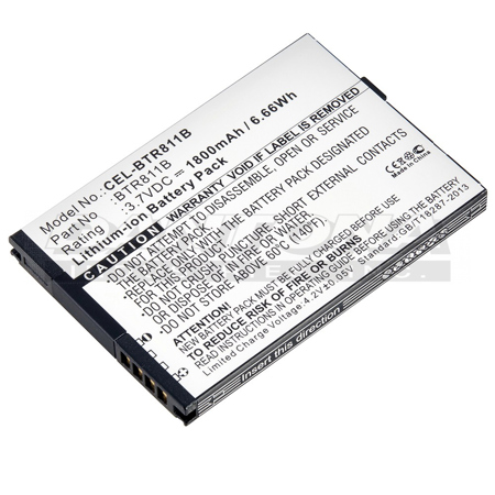Dantona 3.7V 1800mAh Lithium Battery for Most Pantech Cellular Phone Models