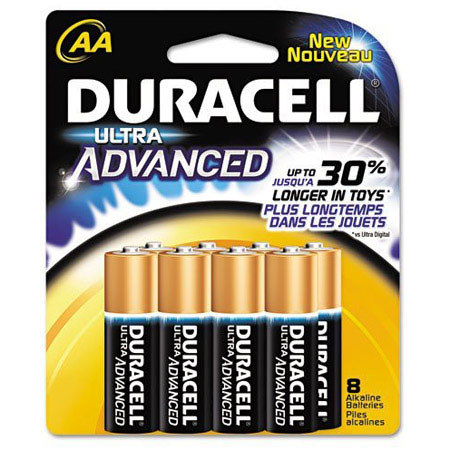 Duracell AA Alkaline Batteries, 8 Pack