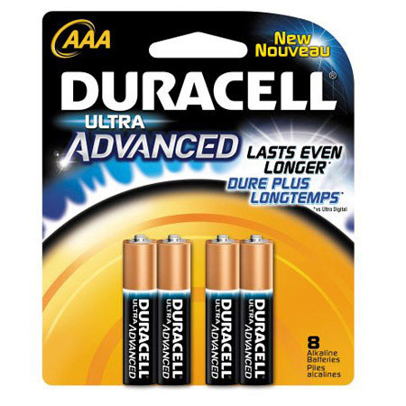 Duracell AAA Alkaline Batteries, 4 Pack