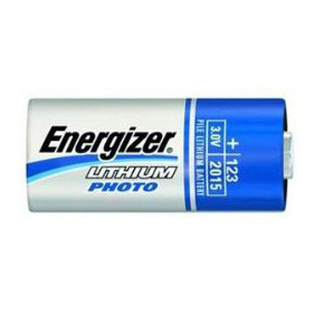 Energizer CR-123 3V Lithium Photo Battery, 2-Pack