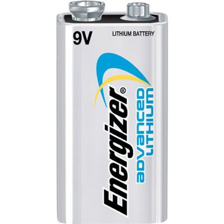 Energizer 9V Advanced Lithium Batteries for Smoke Detectors, 2 Pack