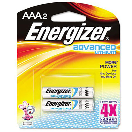 Energizer Advance Lithium AAA Batteries, Pack of 2