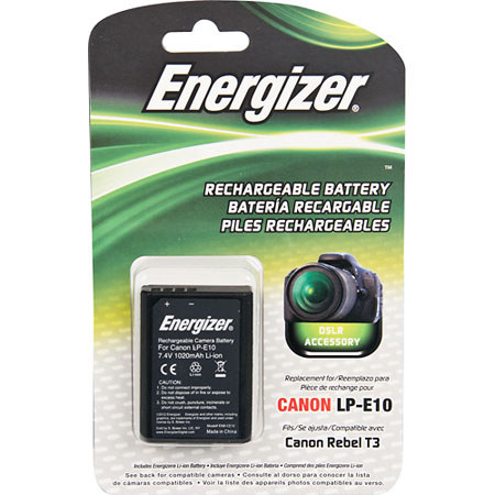 Energizer Digital Replacement Battery Canon LP-E10 / 7.4V 1020mAh
