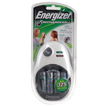 Energizer Easy Charger with 2 AA, 2 AAA Batteries