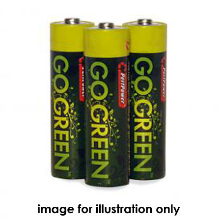 Perf Go Green AA Alkaline Batteries, Pack of 100