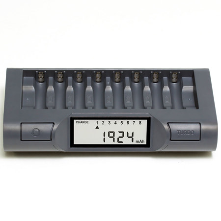 Maha MH-C940 8-Cell Turbo Charger-Analyzer for 8 Powerex AA or AAA NiMH Batteries