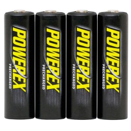 Maha Powerex Precharged AA 1.2V 2600mAh Rechargeable NiMH Battery, 4-Pack