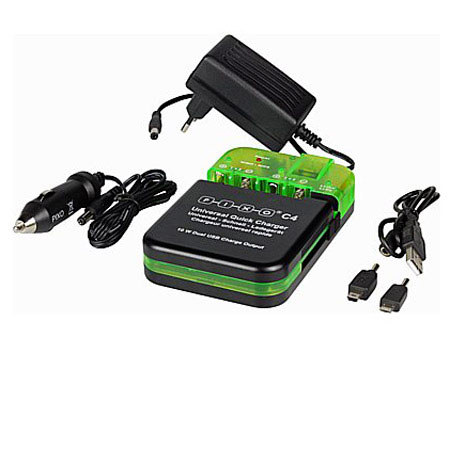 Pixo C4 Universal Quick Charger with 10W Dual USB Charge Output