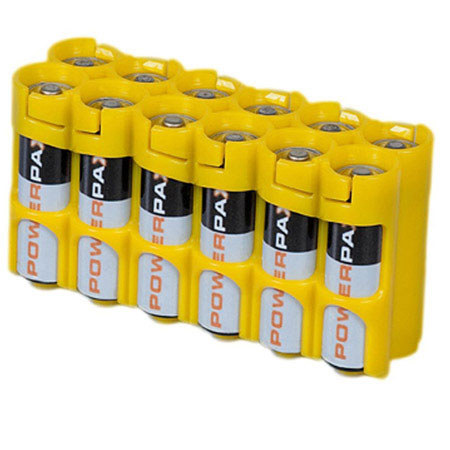 PowerPax Storacell by Powerpax "AA" Battery Caddy, Holds 12 "AA" Batteries