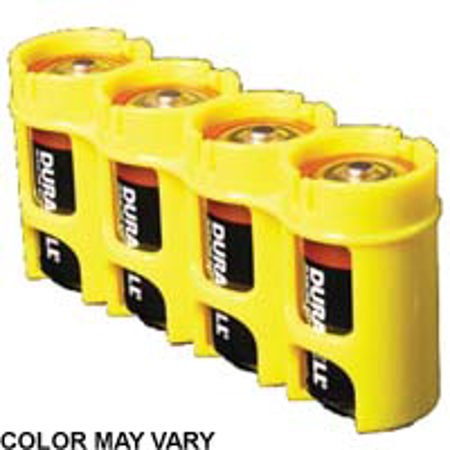 PowerPax Tools Aviation Powerpax SLC4 Slim Line Battery Caddy, Holds 4 "C" Batteries