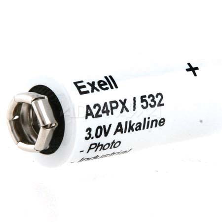 Excell PX24 Battery, 3.0 volt Alkaline, (532) for Polaroid Cameras. #EXAPX24BP