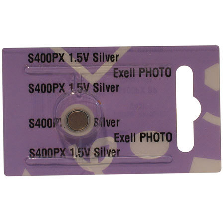 Excell PX400 Button Battery, 1.5 volt Silver.