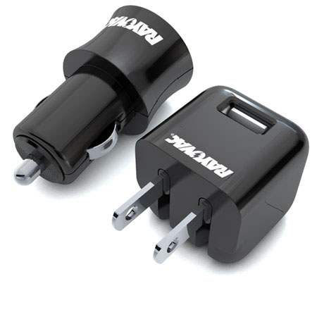 Rayovac Car & Wall Charger, Micro USB Cable & Apple 30-Pin USB Cable Combo Pack