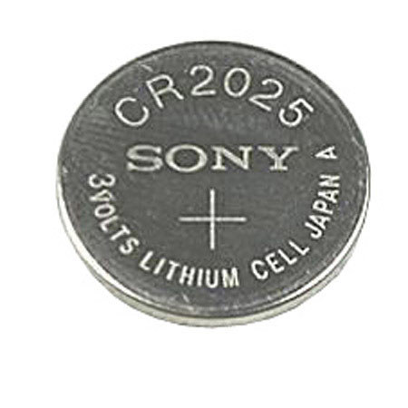Sony CR-2025 3V Lithium Coin Battery, 1-Cell Blister