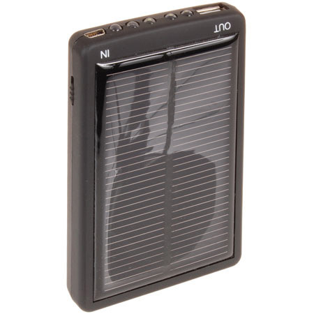Sunpak Portable Single Panel Solar Charger, 2000mAh