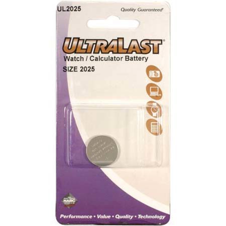Ultralast 3V Li Replacement Battery for CR2032, DL2032B