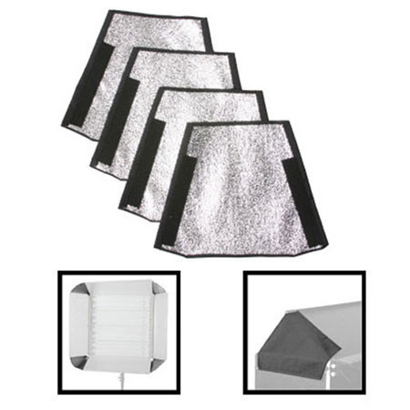 Bowens Soft Corner Set, Four Light Softening Panels