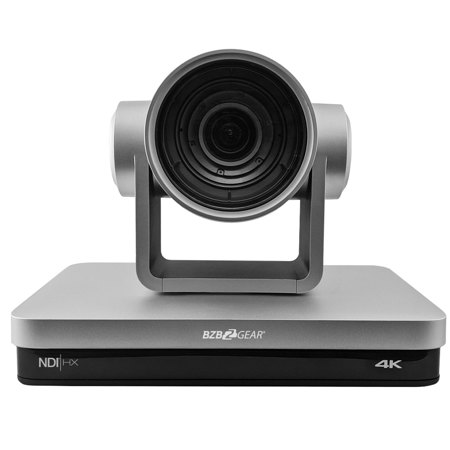 BZB GEAR BG-4KND-12XUHP 4K NDI/HDMI/USB 3.0 Live Streaming 12x PTZ Camera, Silver