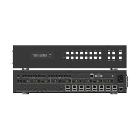 BZB GEAR BG-UM88-100M-KIT 8x8 4K HDMI/HDBaseT/Audio Matrix Switcher w/8xReceiver