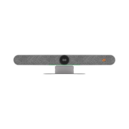 BZB GEAR BG-CYCLOPS-4K 4K All-In-One Auto Tracking Video Bar with HDMI/USB-C and 20W Speakers/6-MEMS Microphones, White