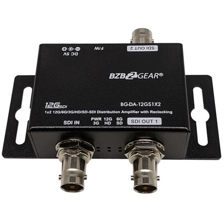 BZBGEAR BG-DA-12GS1X2 12G SDI 1x2 Splitter and Reclocking Distribution Amplifier