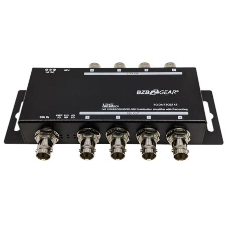 BZBGEAR BG-DA-12GS1X8 12G SDI 1x8 Splitter and Reclocking Distribution Amplifier