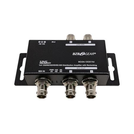 BZB GEAR BG-DA-12GS 1x4 4K 12G-SDI Splitter/Distribution Amplifier