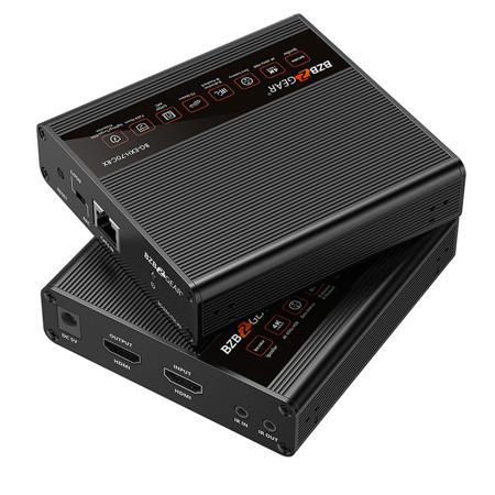 BZBGEAR 4K 18Gbps HDMI Extender Tx & Rx with Bi-Directional IR & Zero Latency